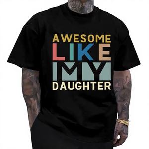 T-shirt unisexe classique à col rond, motif graphique, essentiel, idée cadeau pour grand-père, promotionnel, fabriqué pour - Product Image 1