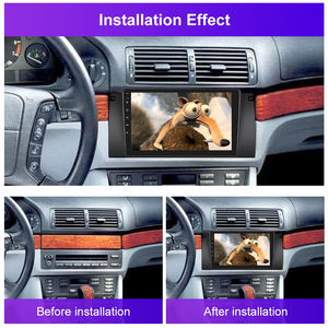 पोडोफो कार स्टीरियो रेडियो फैसिया पैनल 2 दिन 9 1999-2005 कार रेडियो फ्रेम - Product Image 2