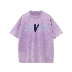 เสื้อยืดผ้าฝ้าย100% สำหรับผู้ชายคุณภาพสูงเสื้อยืดแขนสั้นแห้งเร็วคอเสื้อพิมพ์ลายโลโก้ทรงโอเวอร์ไซส์ - Product Image 3