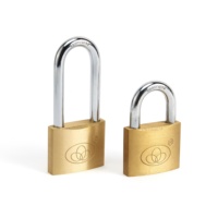 Cadenas de sécurité en laiton poli avec clé passe-partout pour la vente en gros |   Serrure de porte industrielle robuste, antivol, étanche, pour bagages