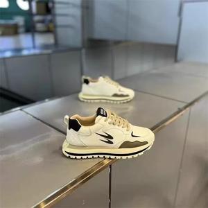 Chaussures pour hommes de haute qualité Putian Agan - Tendance de la mode printemps, baskets décontractées, chaussures de course pour étudiants, antidérapantes, à semelle épaisse, chaussures de papa en maille - Product Image 2