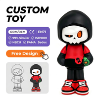 Fabrication en gros de figurines d'action en PVC, miniatures, jouets de collection, squelettes de dessins animés, personnalisables OEM ODM