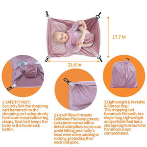<span class=keywords><strong>Hamac</strong></span> multi-usage pour poussette de <span class=keywords><strong>bébé</strong></span> <span class=keywords><strong>hamac</strong></span> léger et portable pour <span class=keywords><strong>bébé</strong></span> universel pour les chariots d'épicerie Wagon Poussettes - Product Image 2