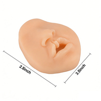 Modèle de palais et de lèvres fendues bilatérales en silicone de qualité médicale DARHMMY |   Simulateur de suture orale avancé pour la formation chirurgicale