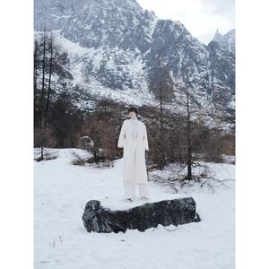 Nuevo Abrigo de Invierno para Mujer, Elegante Abrigo Kimono AMELIE con Cinturón, Suministro ODM, Abrigos de Invierno de Cachemira Premium para Damas - Product Image 5