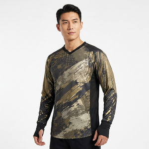 เสื้อเพนท์บอลแขนยาวลายพราง โพลีเอสเตอร์ สำหรับเล่นเกมกลางแจ้ง สำหรับผู้ใหญ่และเยาวชน แห้งเร็ว อุปกรณ์เพนท์บอล - Product Image 1