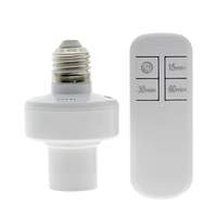 Tête de lampe intelligente sans fil KAIYI avec télécommande, prise E27, interrupteur mural, système de maison intelligente, portée de 100 m, batterie 10A