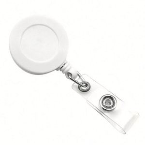 Custom Alligator Clip Retractable Nurse Badge Holder UV Printed Silicone for Beaded ID Badge Reel - Product Image 6