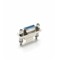 Mini connecteur mâle rectangulaire à souder J30J-15TJN-J, 15 broches, pour l'aérospatiale et les appareils électroniques industriels