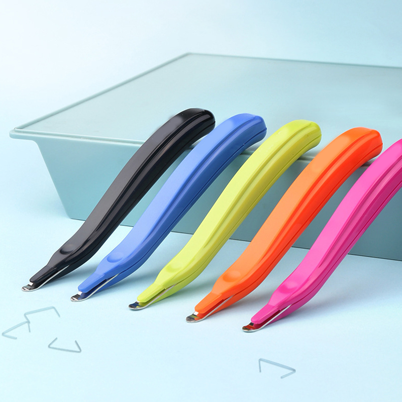 7 Kleuren Professionele Magnetische Nietjesverwijderaar Trekker Met Rubberen Nietjes Verwijderingsgereedschap Voor Het Verwijderen Van Nietjes Voor Schoolkantoor
