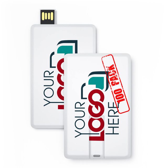 High Speed Credit Card USB Flash Drive | Slim USB Card for Corporate Gifts & Promotional Branding USB
