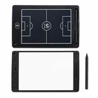 Tableau de tactique de football LCD portable, tableau de planification stratégique réutilisable pour entraîneur de football