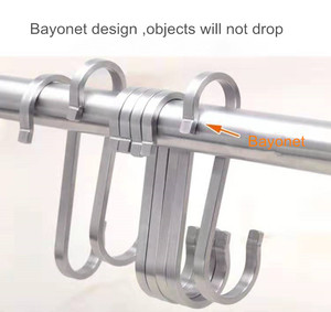 Mini Nhỏ Xoắn 90 Độ Phẳng Mạ Kẽm Kim Loại Thép Nhôm Móc Áo <span class=keywords><strong>S</strong></span> Shape Thép Không Gỉ <span class=keywords><strong>S</strong></span> <span class=keywords><strong>Hook</strong></span> - Product Image 4