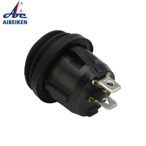 Abilkeen kcd1 loạt ngắn cơ thể loại vòng đầu phẳng nút dầu và không thấm nước Rocker chuyển đổi với 2pin thiết bị đầu cuối - Product Image 3