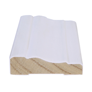 Hiện Đại Màu Trắng Primed Trang Trí Cửa Vỏ <span class=keywords><strong>Mouldings</strong></span> Nội Thất Gỗ MDF <span class=keywords><strong>PVC</strong></span> Nhựa Trong Nhà Sử Dụng Biệt Thự Vương Miện Đúc Mô Hình Số - Product Image 3