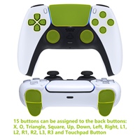Kit de remappage RISE4 V3 avec pagaies blanches pour manette PS5, accessoire de boutons arrière pour mod de manette PS5 BDM030/040/050/060