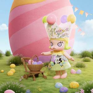 Autentica POP MART MEGA ROYAL MOLLY 400% <span class=keywords><strong>Mickey</strong></span> e Amici Buona Pasqua Edizione Limitata, Figura da Collezione, Giocattolo Artistico 38cm - Product Image 2