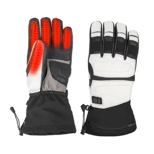 7.4V USB Electric Ski Gloves 3-Level Temperature Control Waterproof Windproof Outdoor Sports Cycling Fishing Casual Use