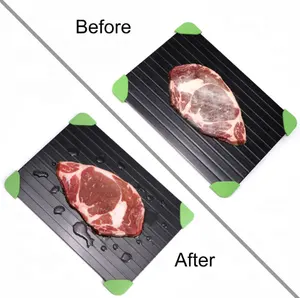 Home kitchen food thawing plate quick thawing plate kitchen thawing meat magic aluminum alloy thawing cutting board