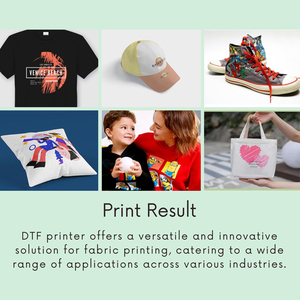 เครื่องพิมพ์ DTF หัวพิมพ์คู่ I3200 สำหรับพิมพ์ลายลงบนเสื้อยืด เสื้อฮู้ด กางเกงยีนส์ ด้วยวิธีการถ่ายโอนความร้อน - Product Image 4