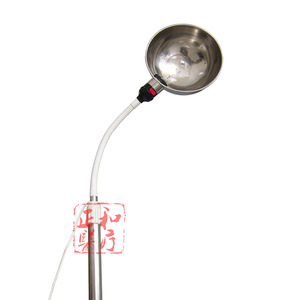 Lámpara de Pie con Reflector de Acero Inoxidable, 150W, 5900K, Luz de Examen Quirúrgico, Diseño de Cuello de Cisne, Base Triangular, Uso Doméstico - Product Image 2