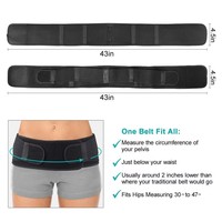 Ceinture de soutien lombaire et pelvien pour la récupération post-partum, ajustable, confortable, respirante, protection de l'articulation SI – Offre Spéciale