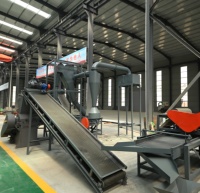 Ligne de production de Granuar en caoutchouc récupéré par pneu de déchets à haute efficacité machines d'écrasement en caoutchouc Machine granulaire en caoutchouc