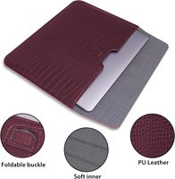 Housse pour ordinateur portable en cuir PU crocodile personnalisée 13 14 pouces pour MacBook Neo Air 13 pouces Pro 14 pouces M4 M3 M2 pour femmes Dell HP