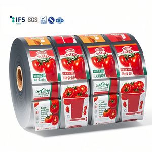 Customizable Logo Laminated Flexible Plastic Film Roll <b>Sachet</b> for Packaging Food Candy Chocolate Snacks - Product Image 2