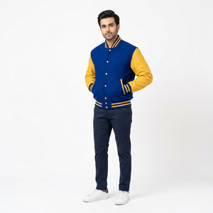 Vêtements d'hiver à manches longues de haute qualité, prix de gros, best-seller, sur mesure, design personnalisé, veste varsity pour homme FINER THREADS - Product Image 1