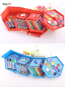Fournisseur d'usine – Kit d'art pour enfants <span class=keywords><strong>marque</strong></span> MQ pour dessin et <span class=keywords><strong>peinture</strong></span> avec <span class=keywords><strong>peinture</strong></span> acrylique et papeterie en plastique, emballé en boîte colorée - Product Image 5