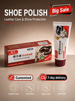 Betún para Zapatos de Cuero Hei Niu Black Bull Sheep Oil, Fórmula Original Pura 70g, Fácil de Limpiar, Mantenimiento Seguro y Suave para Hombres/Mujeres