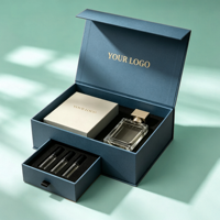 Emballage de luxe pour parfums et cosmétiques, boîte cadeau rigide magnétique personnalisée avec logo, emballage en carton haut de gamme fait main