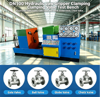 Banc d'essai hydraulique DN100 pour soupapes à mâchoires, pour le test de pression et de tenue des soupapes industrielles