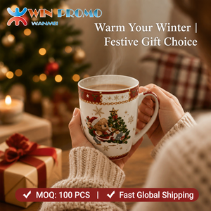 Taza <span class=keywords><strong>de</strong></span> Cerámica Navideña con Logotipo Personalizado, Pedido Mínimo <span class=keywords><strong>de</strong></span> 100 Piezas, Precio Directo <span class=keywords><strong>de</strong></span> Fábrica, Certificación CE, Taza <span class=keywords><strong>de</strong></span> Porcelana con Diseño Festivo <span class=keywords><strong>de</strong></span> Oso, para Regalo - Product Image 4