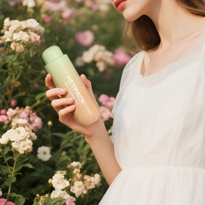 Custom 350ml 250ml HDPE plástico suave al tacto mate vacío champú y acondicionador botella de lavado corporal con tapa de disco - Product Image 2