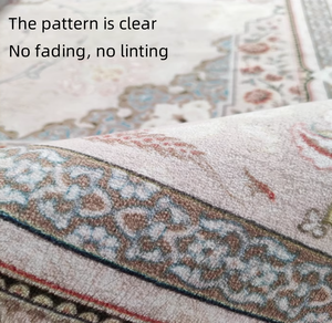 Décor bohème moderne Tapis en cachemire de sable fin de qualité supérieure Durable et imprimé pour tapis de luxe pour les voyages de prière en famille - Product Image 4