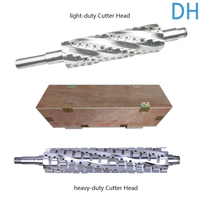 Tête de coupe hélicoïdale spirale haute efficacité pour dégauchisseuse double face à lames interchangeables pour le travail du bois