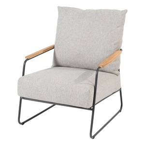 Yoho New Patio Conversation Ensemble de mobilier d'extérieur 4 pièces avec bras en hêtre - Product Image 4