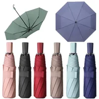 Parapluie pliant manuel personnalisé avec logo, coupe-vent, protection solaire, compact, portable, pour voyage, promotionnel, vente en gros, directement de l'usine