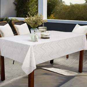 Di lusso di alta qualità 5D goffrato pizzo in plastica copertura della tavola in PVC tovaglia con motivo floreale per matrimoni banchetti uso domestico - Product Image 5