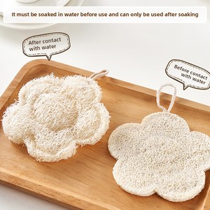 Zenidoo Éponge de loofah exfoliante 100% naturelle, biodégradable, écologique, pour le bain, la vaisselle et la cuisine, végane, taille personnalisée, emballage OPP - Product Image 4