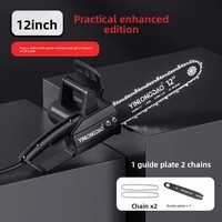 Scie à chaîne électrique industrielle à brancher, utilisation domestique, scie à bois multifonctionnelle portative, haute puissance 26000W, portable 110-220V, 2,8 kg