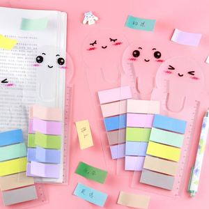 Notas Adhesivas Multicolores Creativas Teru Teru <span class=keywords><strong>Bozu</strong></span>, Marcadores Portátiles para el Aula, Esenciales para el Regreso a Clases, Estudio, Oficina y Notas - Product Image 3