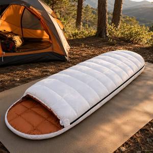 Sac <span class=keywords><strong>de</strong></span> compression pour sac <span class=keywords><strong>de</strong></span> couchage type enveloppe, en nylon, écologique, avec rembourrage en duvet <span class=keywords><strong>de</strong></span> canard, léger et portable, pour camping, randonnée et activités <span class=keywords><strong>de</strong></span> plein air - Product Image 3