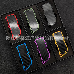 Cuchillo utilitario de acción recta de fibra de carbono Gedao, hoja SK5, abridor de cajas recto, cortador de papel de aleación de aluminio, para cartas - Product Image 2