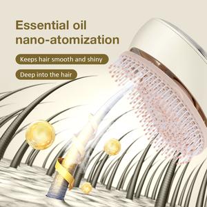 Nouvelle brosse relaxante électrique 2025 avec diffuseur d'huiles essentielles, spray pour la croissance des cheveux et masseur de tête sans vibrations - Product Image 3