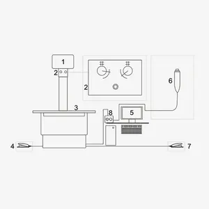 Mesin radiografi Digital vewoo mesin sinar X Harga generator kualitas tinggi