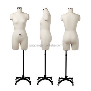 Tienda Popular tela medio cuerpo Curvy mujer usado vestido forma <span class=keywords><strong>costura</strong></span> sastrería maniquí ajustable Cuerpo Femenino <span class=keywords><strong>busto</strong></span> Torso - Product Image 4