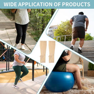 Calcetines de Compresión Personalizados 20-30mmHg hasta la Rodilla, Medias Médicas, Colores Personalizados, Talla Grande, Medias para Várices, Punta Abierta - Product Image 5